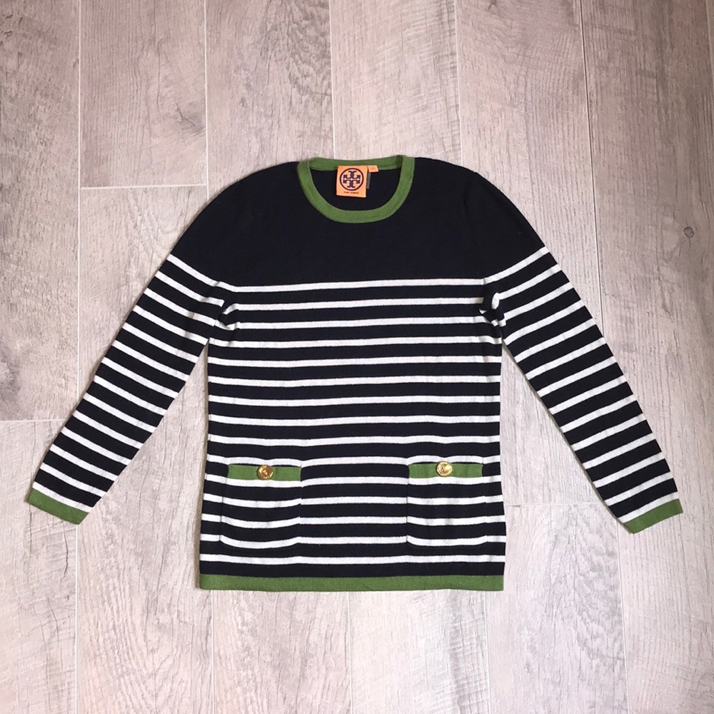 Tory Burch Striped Sweater